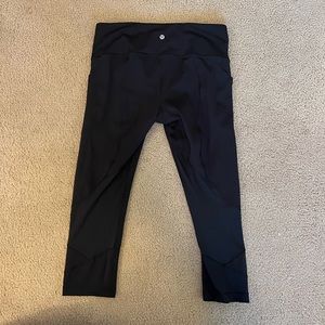 Lululemon black pants high waisted size 10